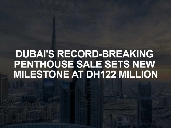 Dubai Penthouse Record Sale