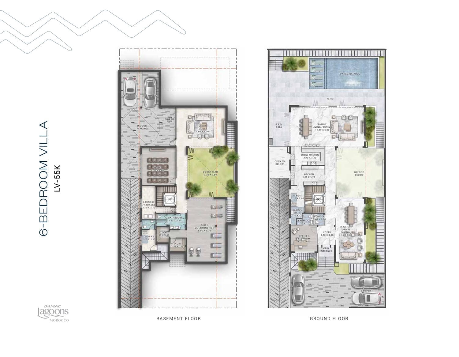Morocco At Damac Lagoons Floor Plans