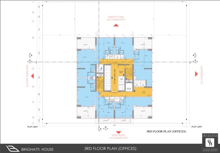 Binghatti House 3rd Floor Plans