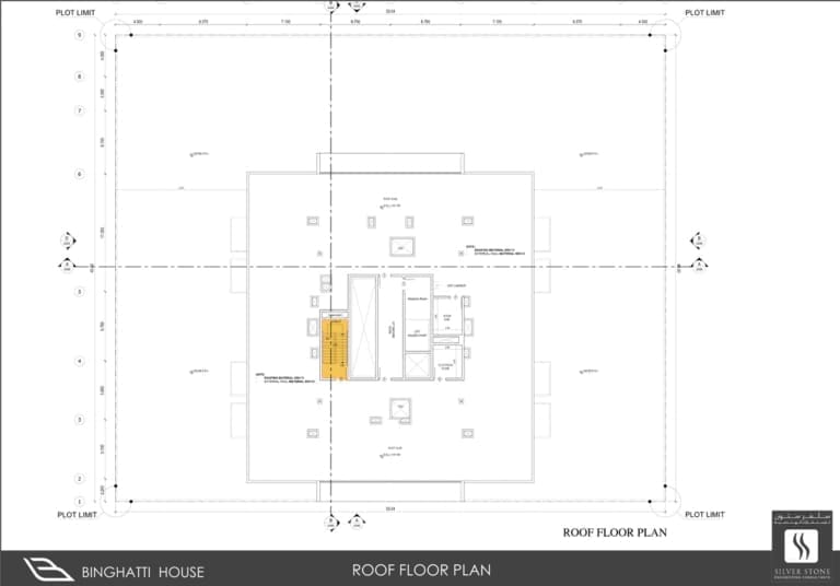 Binghatti House Roof Floor Plan