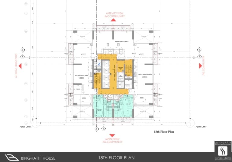 Binghatti House 18th Floor Plans