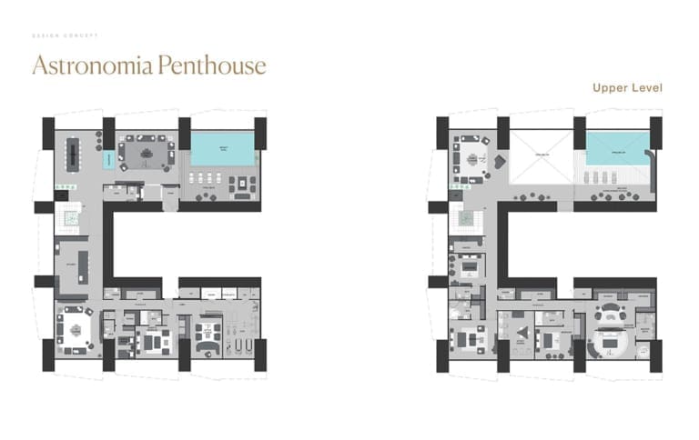 Burj Binghatti Astronomia Penthouse Floor Plan