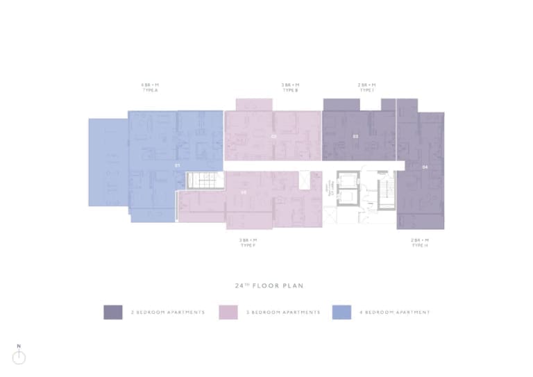 Highbury 24th Floor Plan