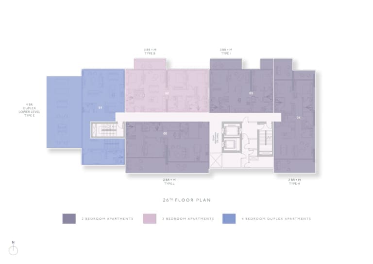 Highbury 26th Floor Plan
