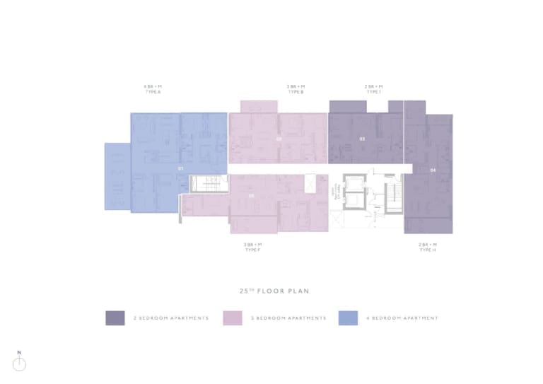Highbury 25th Floor Plan