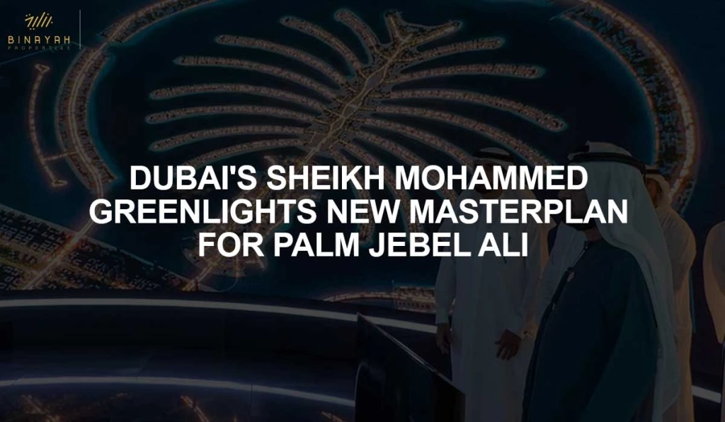 Master plan of Palm Jabel Ali