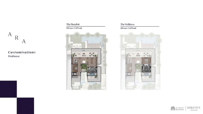 Serenity Mansions Penthouse Floor Plan