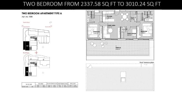 Stonehenge Residence 2 Bedroom Apartment Type A Floor Plan