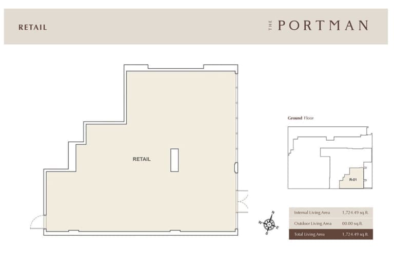 The Portman Retail Floor Plan