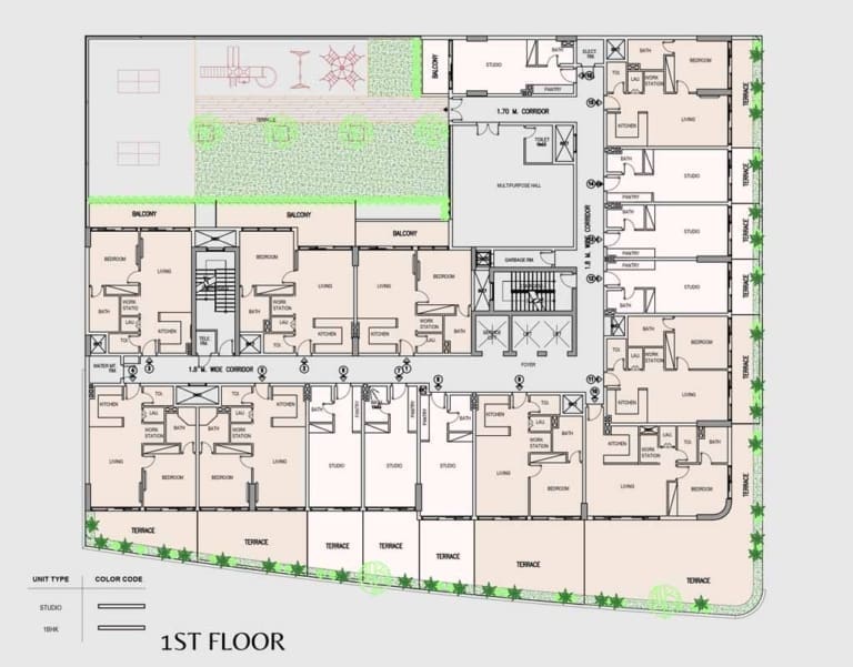 Pearl House 1st Floor Plan
