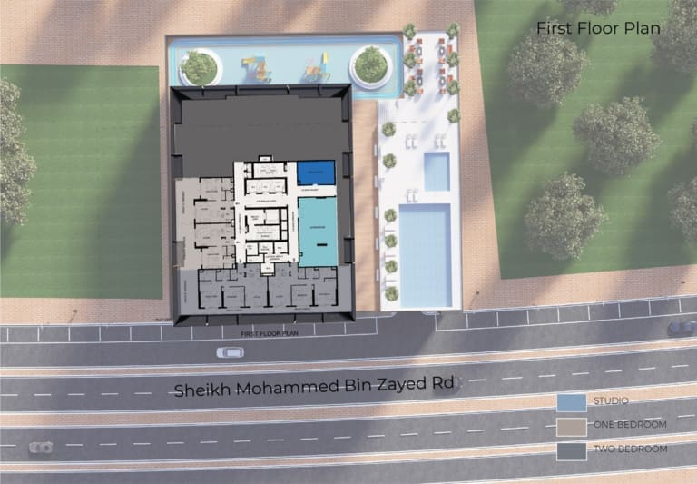 Altai Tower 26th Floor Plan