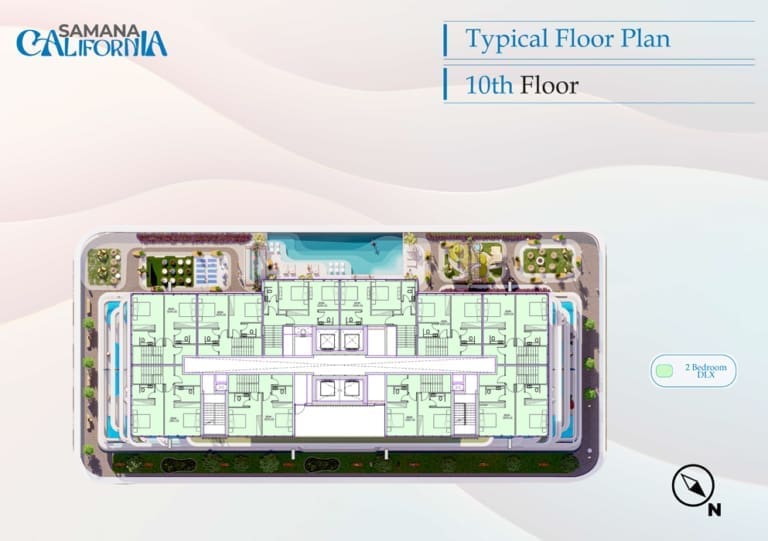California by Samana 10th Floor Plan
