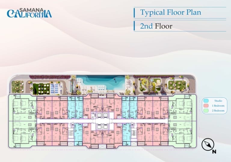 California by Samana 2nd Floor Plan
