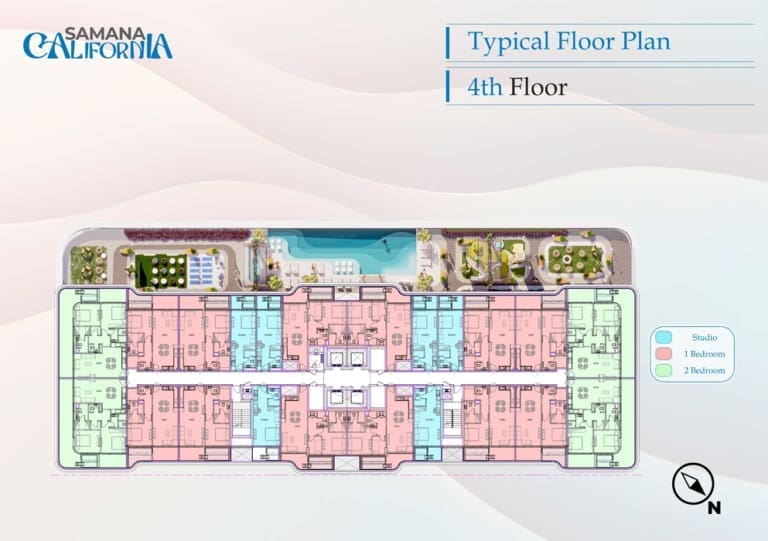 California by Samana 4th Floor Plan