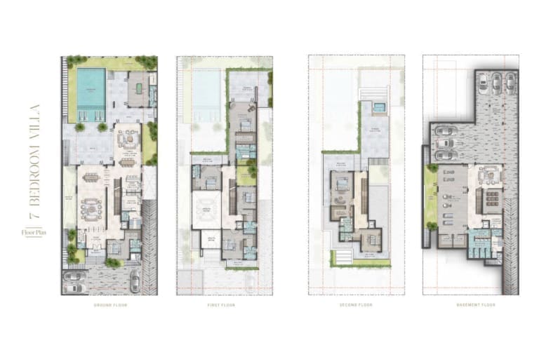 Cavalli Estate 7 Bedroom Villas Floor Plan