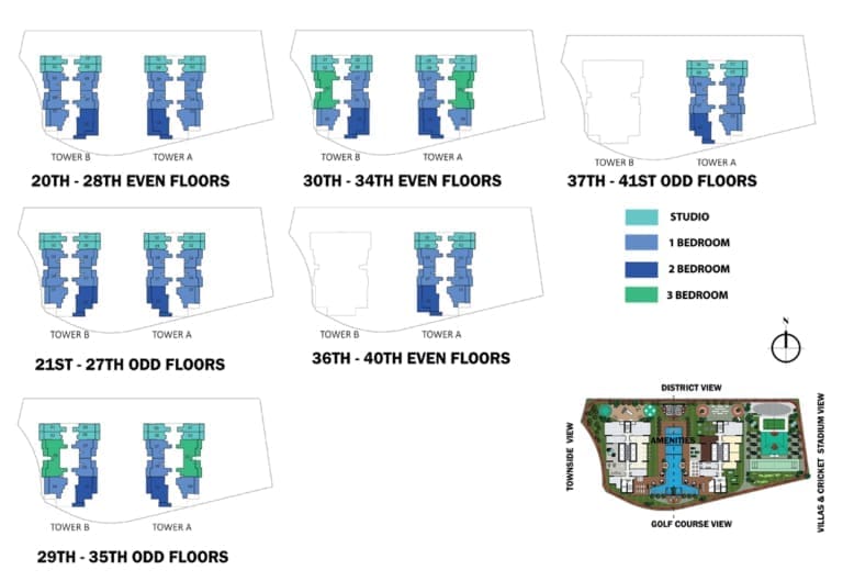 Elitz 3 Floor Plans