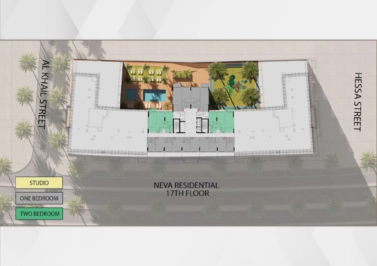 Neva Residences 17th Floor Plan