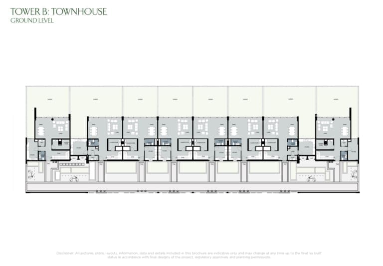 Park Town Studio Apartment Floor Plan