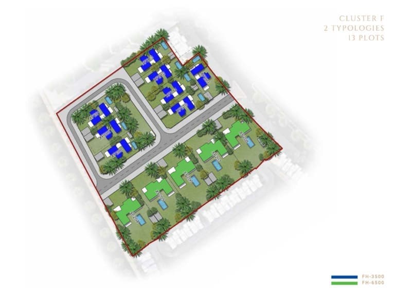 The Farmhouses Cluster F Floor Plans