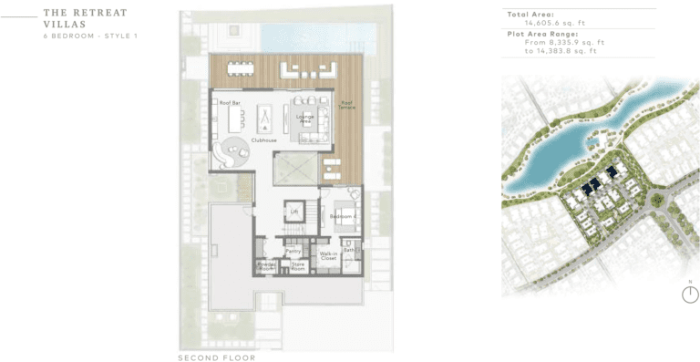 The Sanctuary 6 Bedroom The Retreat Villas Style 1 Second Floor Plan