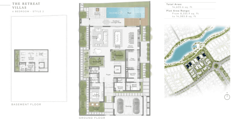 The Sanctuary 6 Bedroom The Retreat Villas Style 2 Ground Floor Plan