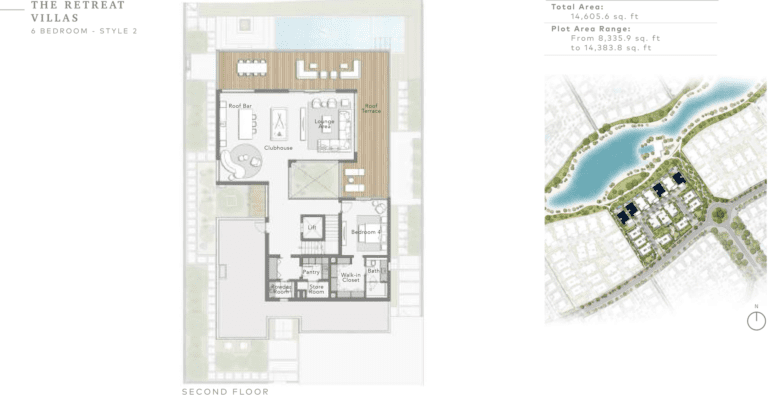 The Sanctuary 6 Bedroom The Retreat Villas Style 2 Second Floor Plan