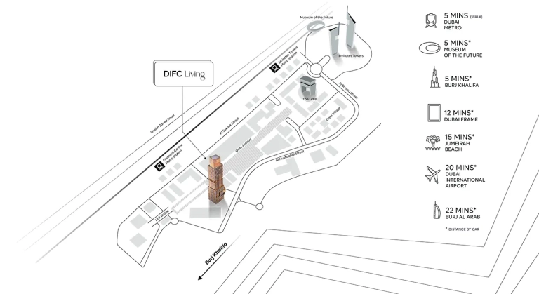 DIFC Living Apartments Master Plan