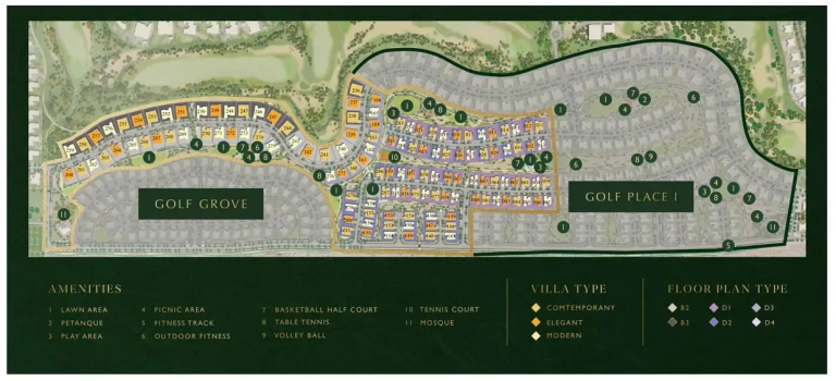 Golf Place Villas Phase 2 Master Plan
