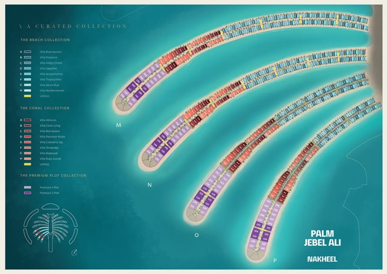 Palm Jebel Ali Villas Master Plan