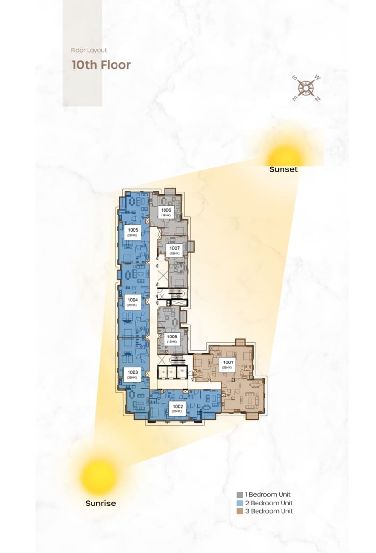 Avenue Residence 5 – 10th Floor Plan