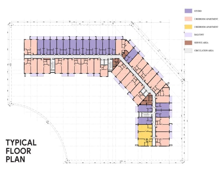 Joya Blanca Residences Typical Floor Plan