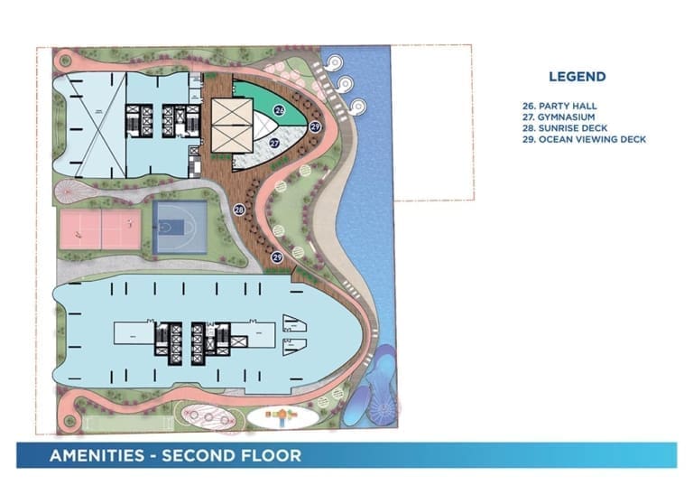 Oceanz by Danube 2nd Floor Plan