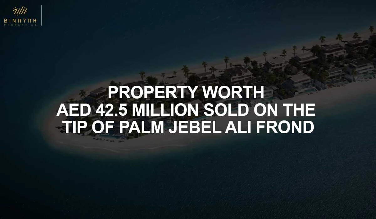 Property Sold Palm Jebel Ali