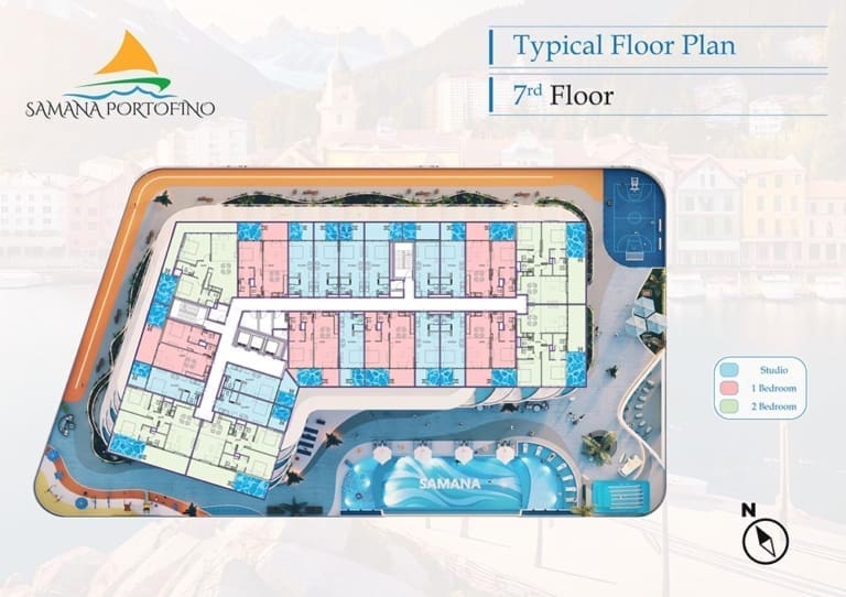 Samana Portofino 7th Floor Plan