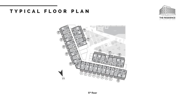 The Residence by Prestige One 5th Floor Plan
