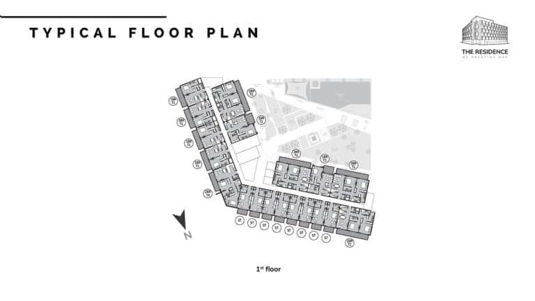 The Residence by Prestige One 1st Floor Plan