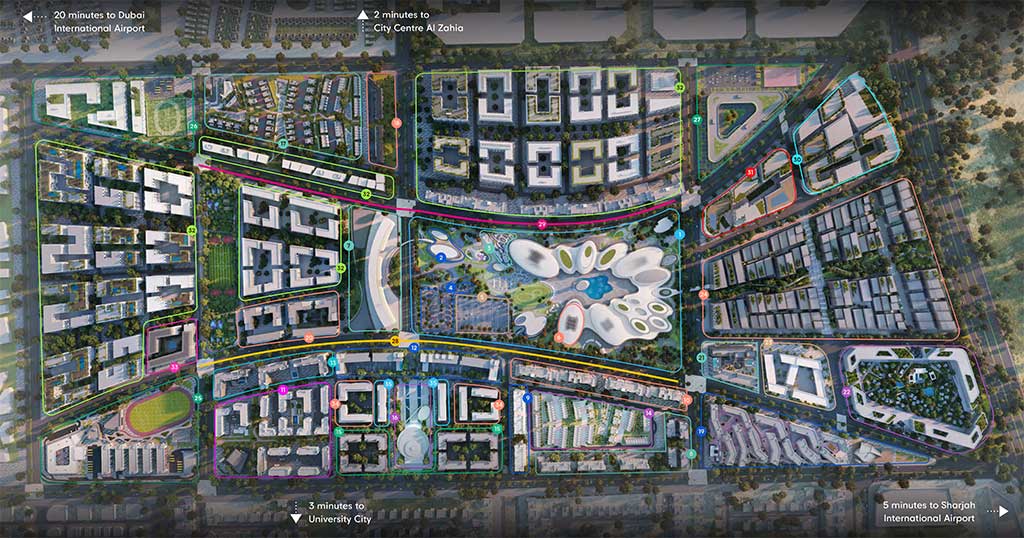 IL Teatro Residence 1 at Aljada Sharjah Master Plan