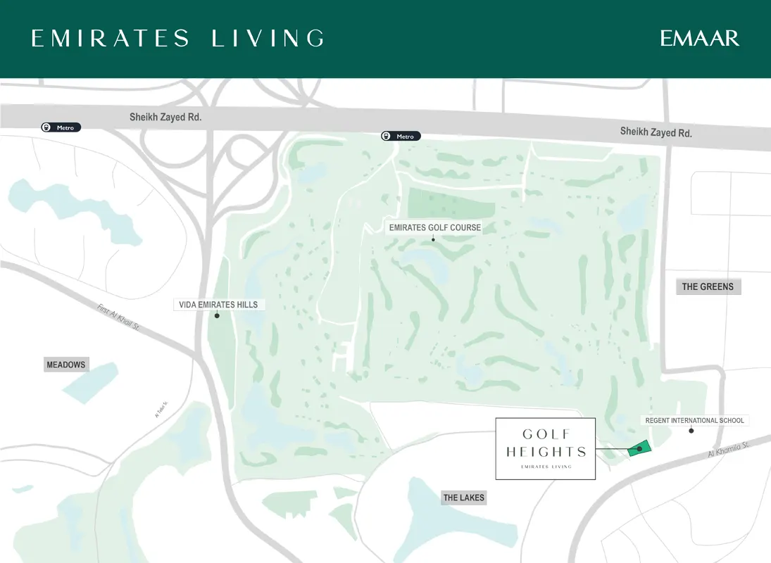 Golf Heights by Emaar Master Plan