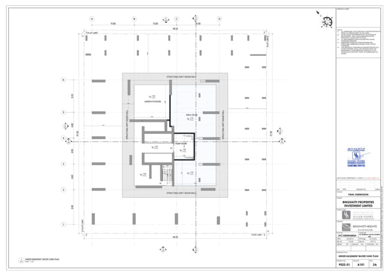 Binghatti Heights Under Basement Water Tank Floor Plan