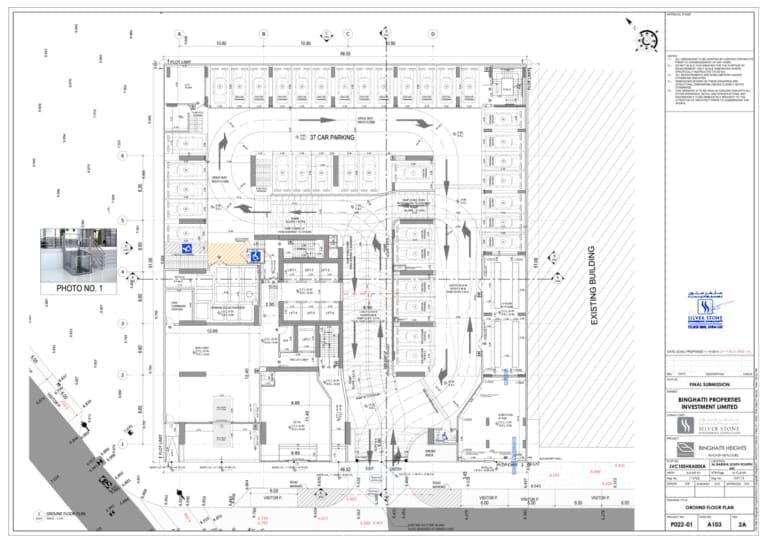 Binghatti Heights Ground Floor Plan