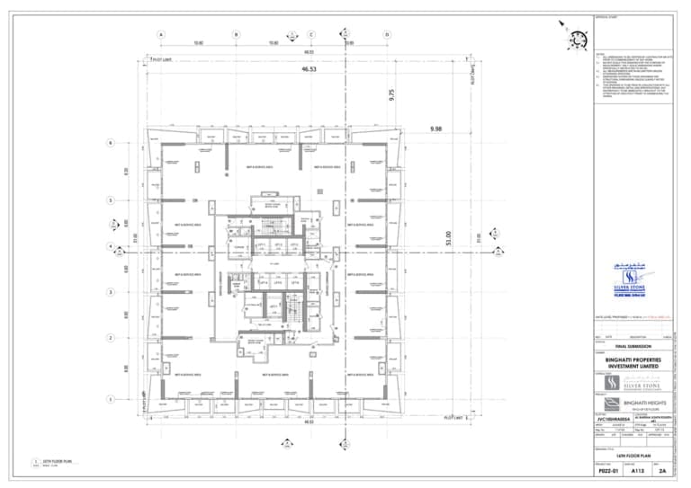 Binghatti Heights 16th Floor Plan