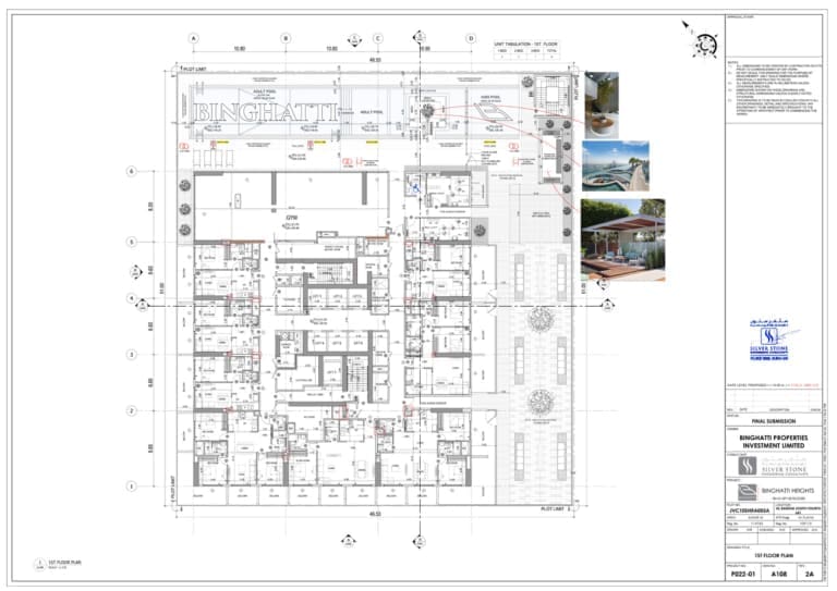 Binghatti Heights 1st Floor Plan