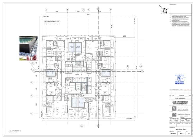 Binghatti Heights 30th Floor Plan