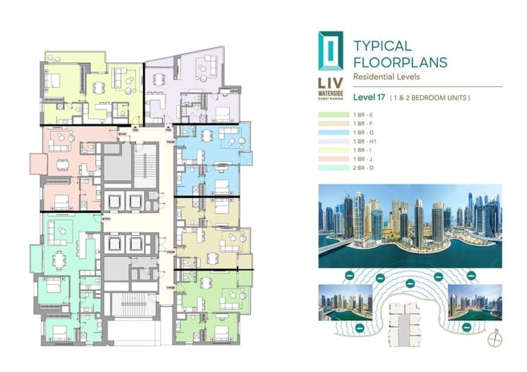 LIV Waterside 17th Floor Plan