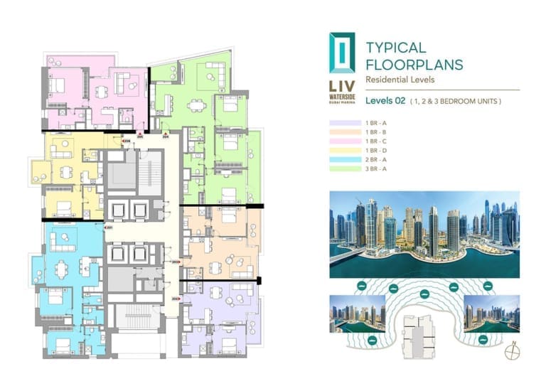 LIV Waterside 2nd Floor Plan