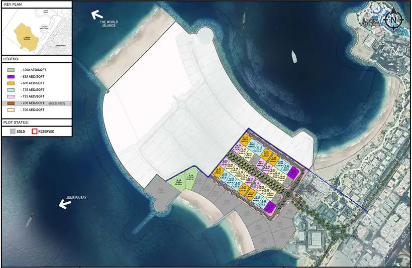 La Mer Island South Plots Master Plan