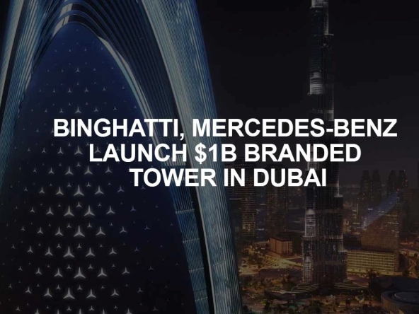 Binghatti Mercedes Benz Tower in Dubai
