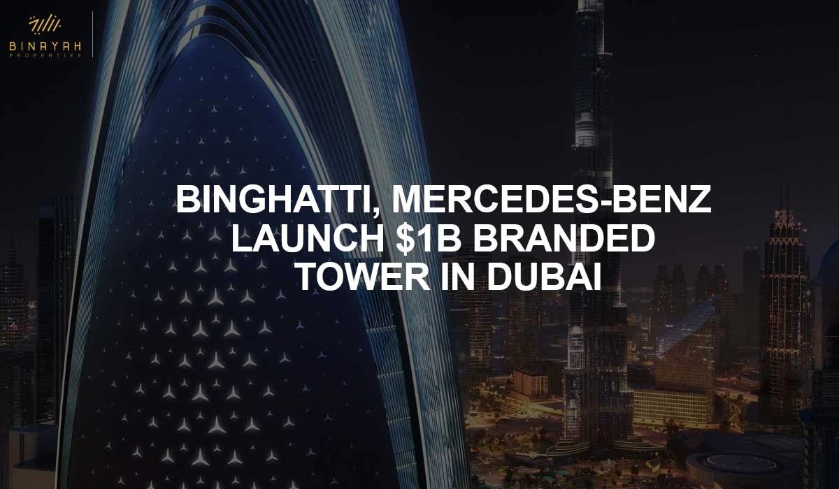 Binghatti Mercedes Benz Tower in Dubai