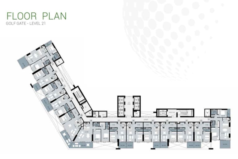 Golf Gate 21st Floor Plan