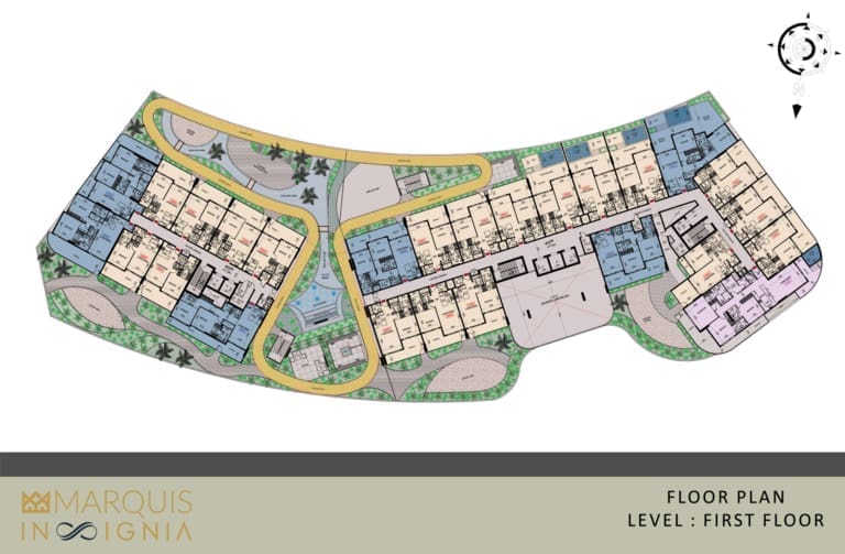 Marquis Insignia Residence 1st Floor Plan